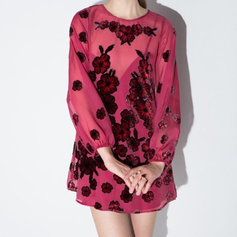 For Love and Lemons Heather Floral Dress. size small